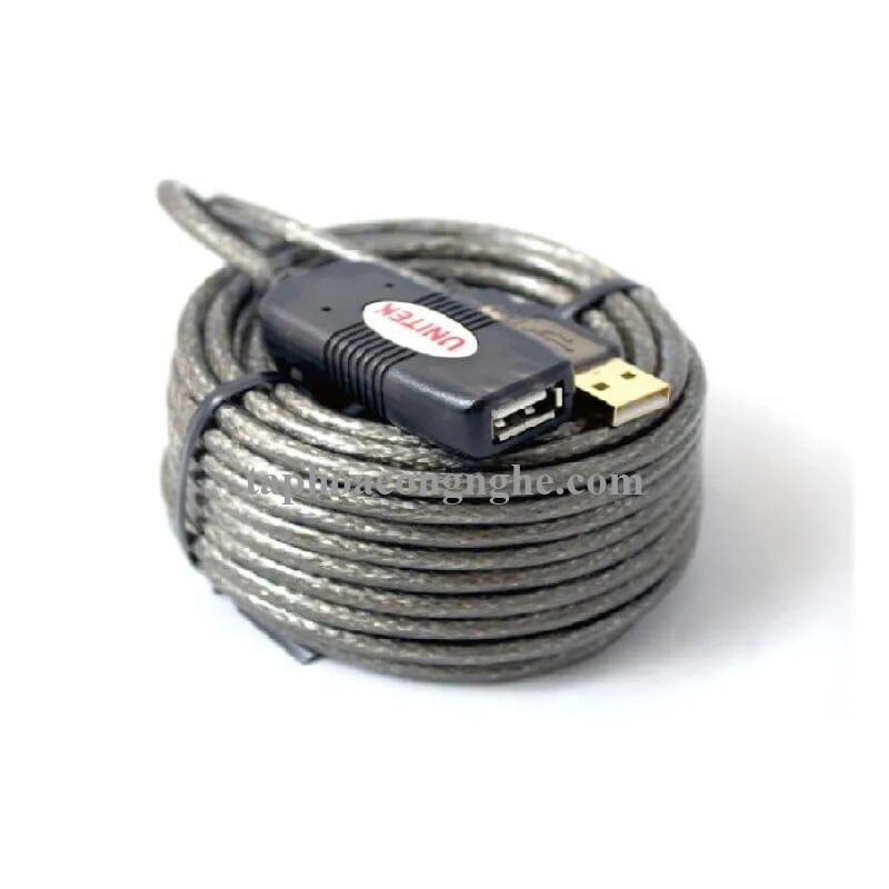 Unitek 96151 U-265 15M Màu Đen Cáp Usb Nối Dài 2.0 Extension có IC khuếch đại 30096151